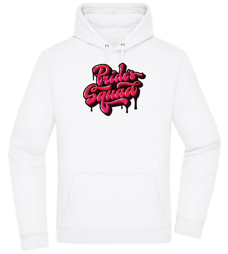 The Bride's Squad Design - Premium Essential Unisex Hoodie_WHITE_front