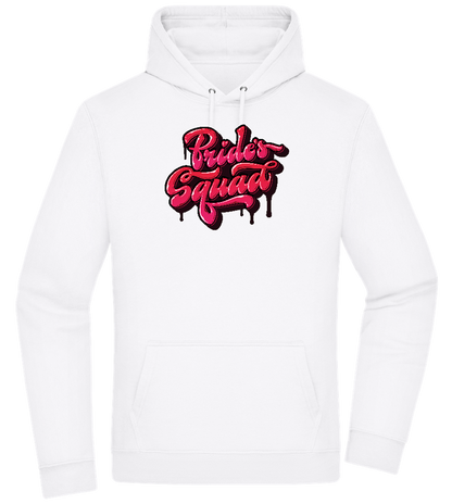 The Bride's Squad Design - Premium Essential Unisex Hoodie_WHITE_front