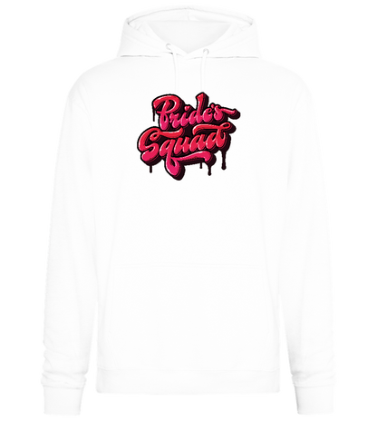 The Bride's Squad Design - Premium Essential Unisex Hoodie_WHITE_front