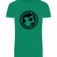 Emblem Bachelor Party Design - Basic men's fitted t-shirt_MEADOW GREEN_front