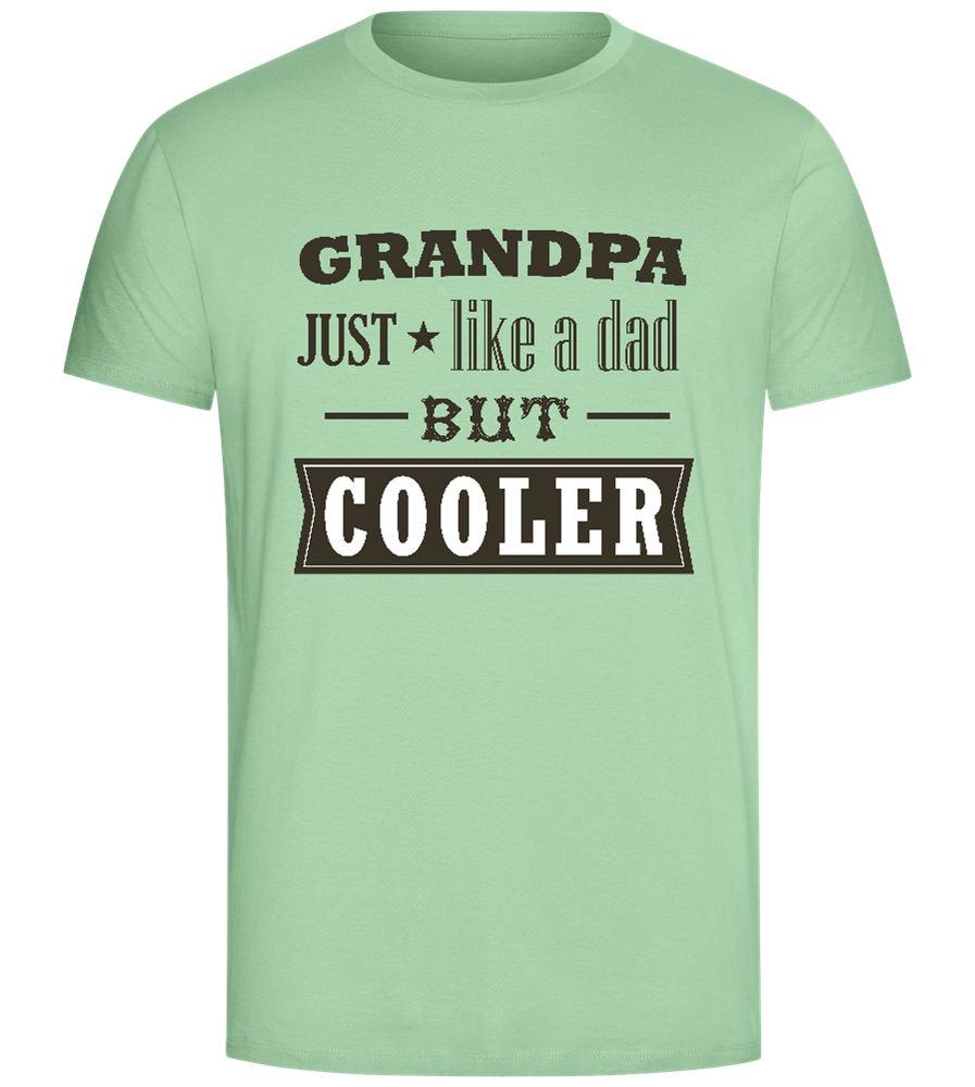 Just Like A Dad Design - Comfort Unisex T-Shirt_ICE GREEN_front