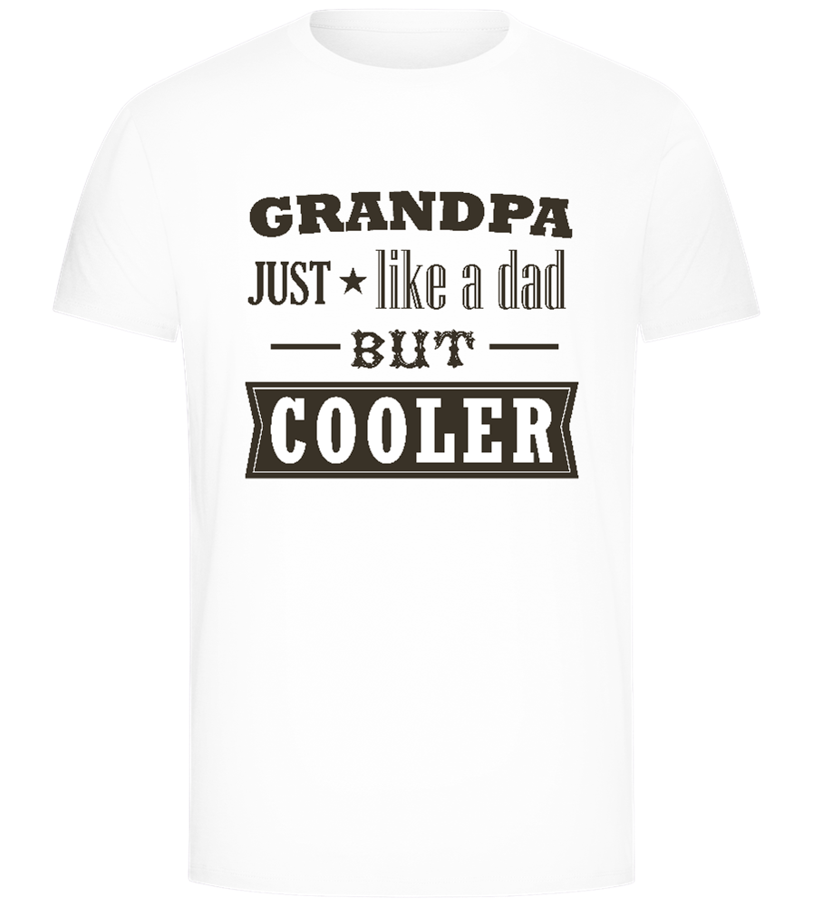 Just Like A Dad Design - Comfort Unisex T-Shirt_WHITE_front