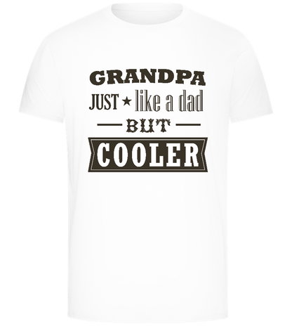 Just Like A Dad Design - Comfort Unisex T-Shirt_WHITE_front