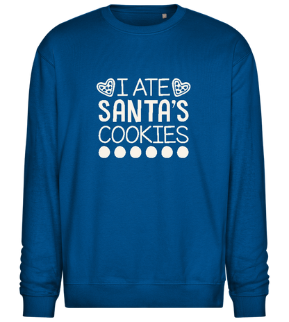 Santa's Cookies Design - Comfort Essential Unisex Sweater_ROYAL_front