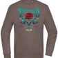 Tattoo Salon NY Design - Comfort Essential Unisex Sweater_CHARCOAL CHIN_front