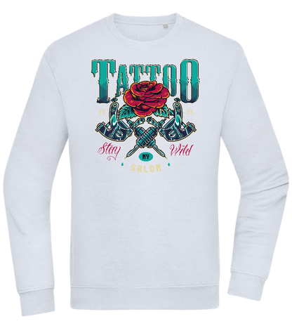 Tattoo Salon NY Design - Comfort Essential Unisex Sweater_CREAMY BLUE_front