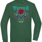 Tattoo Salon NY Design - Comfort Essential Unisex Sweater_GREEN BOTTLE_front