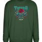 Tattoo Salon NY Design - Comfort Essential Unisex Sweater_GREEN BOTTLE_front