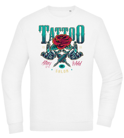 Tattoo Salon NY Design - Comfort Essential Unisex Sweater_WHITE_front