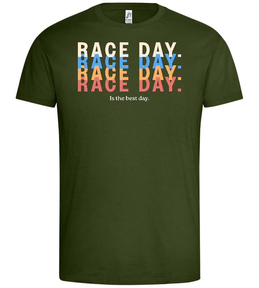 Best Day of the Week Design - Premium men's t-shirt_ARMY_front