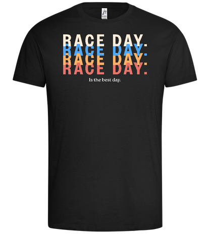 Best Day of the Week Design - Premium men's t-shirt_DEEP BLACK_front