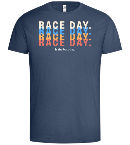 Best Day of the Week Design - Premium men's t-shirt_DENIM_front