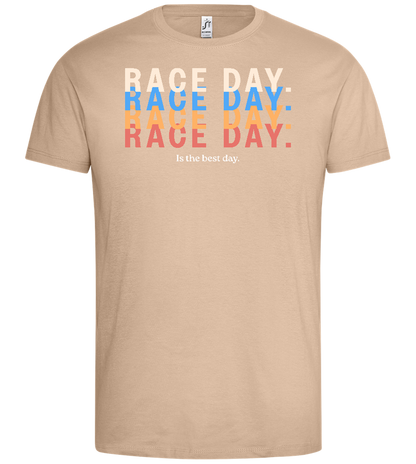 Best Day of the Week Design - Premium men's t-shirt_SAND_front