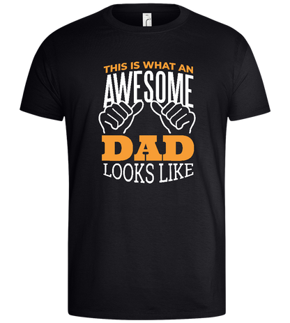 Awesome Dad Design - Basic men's t-shirt_MARINE_front