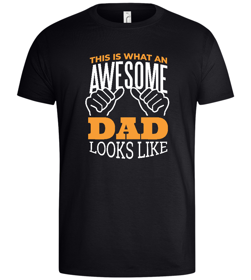 Awesome Dad Design - Basic men's t-shirt_MARINE_front