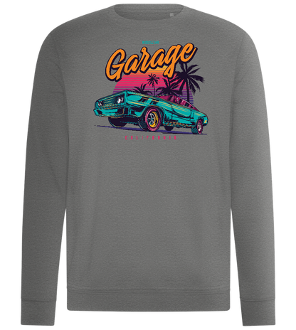 Car Garage Design - Comfort unisex sweater_ORION GREY II_front