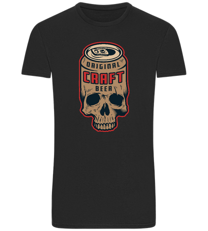 Craft Beer Design - Basic Unisex T-Shirt_DEEP BLACK_front