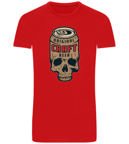 Craft Beer Design - Basic Unisex T-Shirt_RED_front