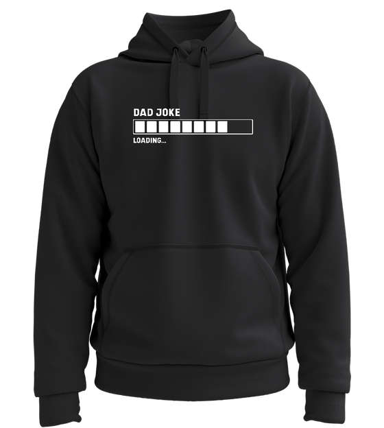 Dad Joke Loading Bar Design - Premium unisex hoodie_BLACK_front