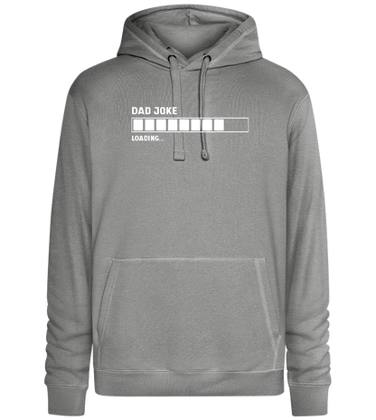 Dad Joke Loading Bar Design - Premium unisex hoodie_ORION GREY II_front