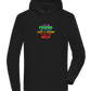 I am the Friend Design - Premium unisex hoodie_BLACK_front