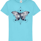 Astrology Butterfly Design - Comfort girls' t-shirt_HAWAIIAN OCEAN_front