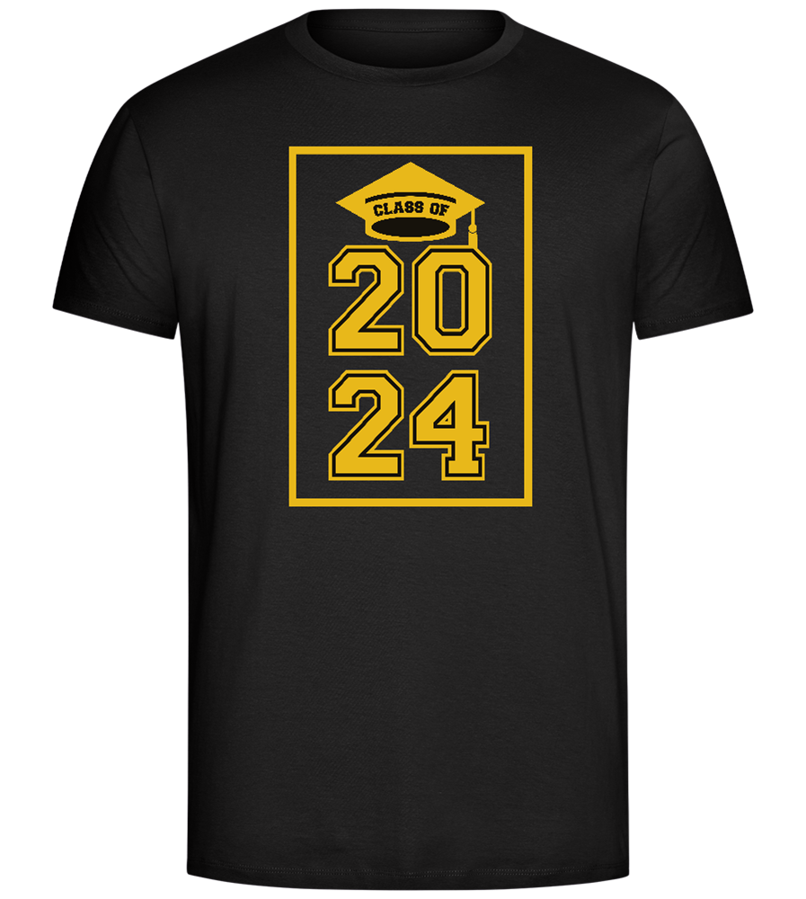 Class of '24 Design - Comfort Unisex T-Shirt_DEEP BLACK_front