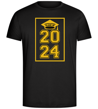 Class of '24 Design - Comfort Unisex T-Shirt_DEEP BLACK_front