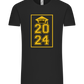 Class of '24 Design - Comfort Unisex T-Shirt_DEEP BLACK_front