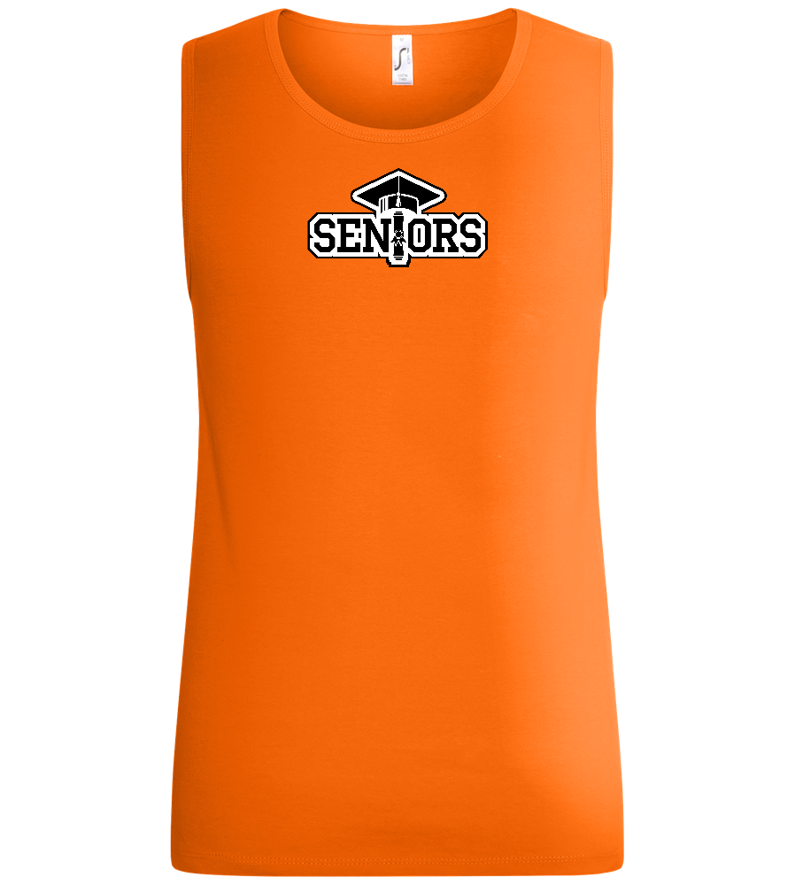 Senior Design - Basic men's tank top_ORANGE_front