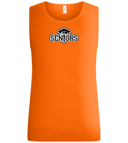 Senior Design - Basic men's tank top_ORANGE_front