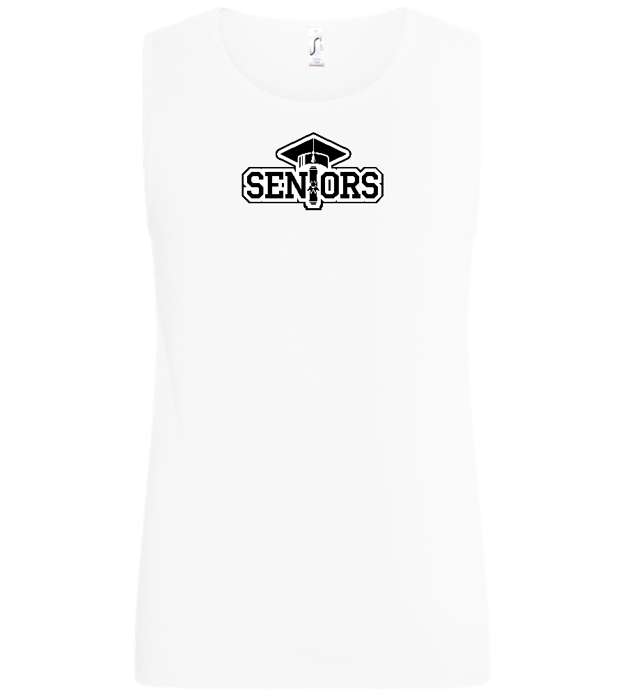 Senior Design - Basic men's tank top_WHITE_front