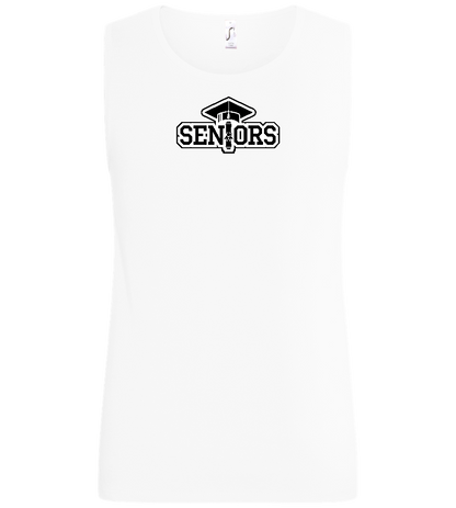 Senior Design - Basic men's tank top_WHITE_front