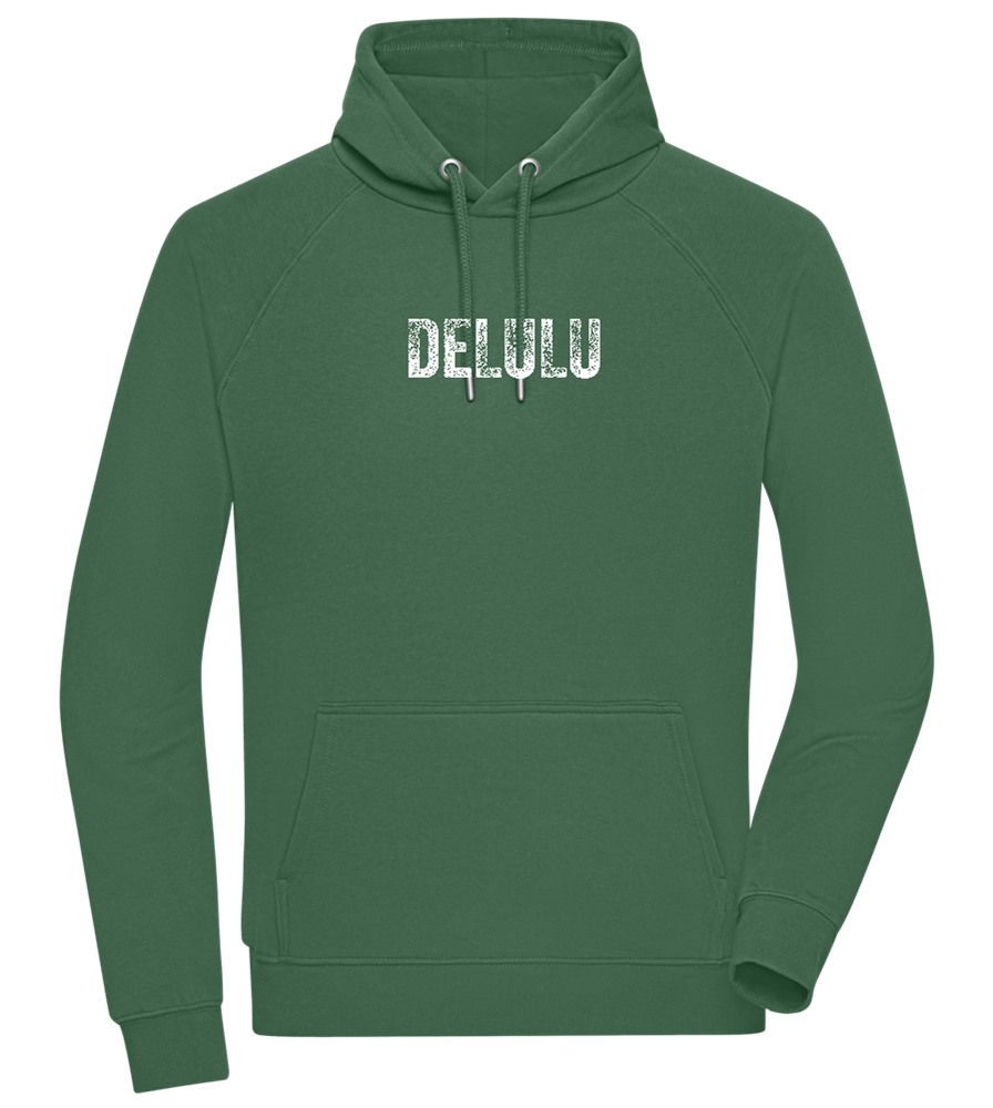 Delulu Design - Comfort unisex hoodie_GREEN BOTTLE_front