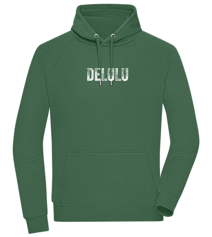 Delulu Design - Comfort unisex hoodie_GREEN BOTTLE_front