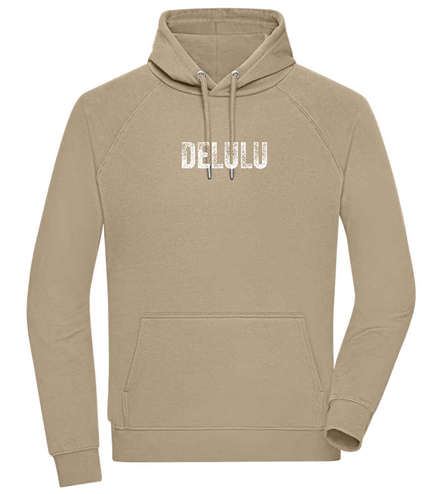 Delulu Design - Comfort unisex hoodie_KHAKI_front