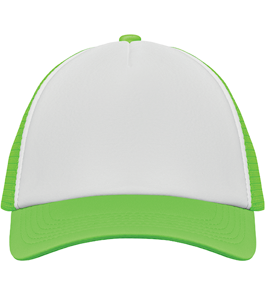 5-Panel Mesh Cap_NEON GREEN_front