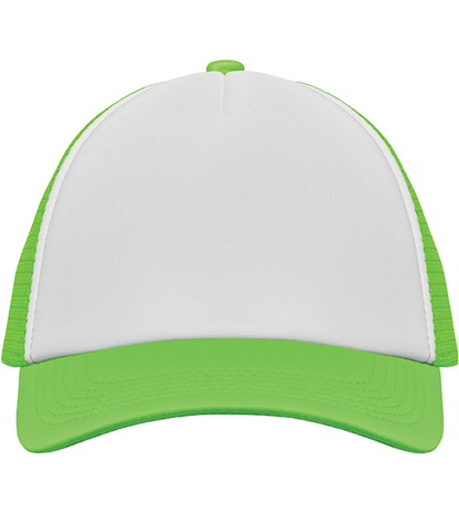 5-Panel Mesh Cap_NEON GREEN_front