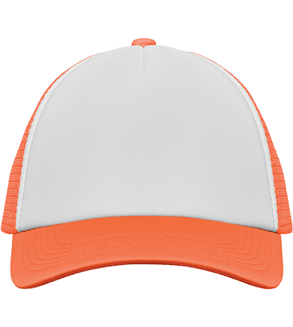 5-Panel Mesh Cap_NEON ORANGE_front
