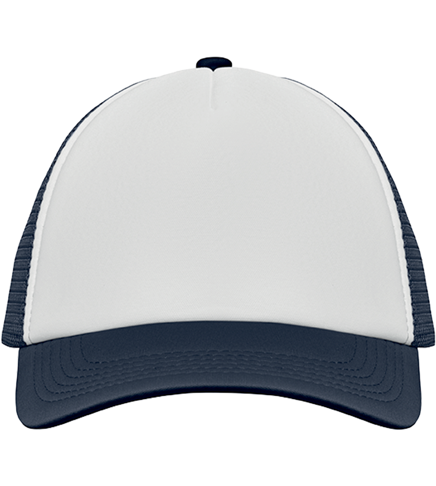 5-Panel Mesh Cap_WHITE/DARK BLUE_front
