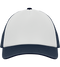 5-Panel Mesh Cap_WHITE/DARK BLUE_front