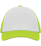 5-Panel Mesh Cap_WHITE/NEON YELLOW_front