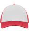 5-Panel Mesh Cap_WHITE/RED_front