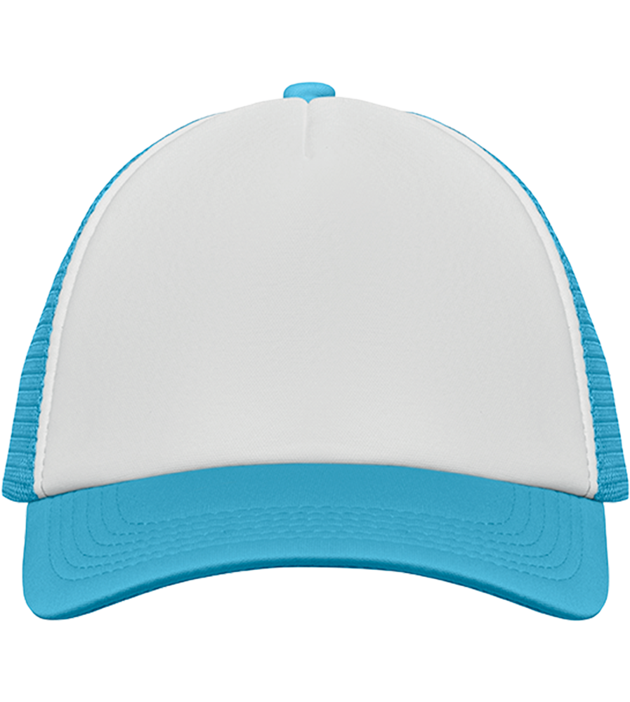 5-Panel Mesh Cap_WHITE/TURQUOISE_front