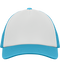5-Panel Mesh Cap_WHITE/TURQUOISE_front