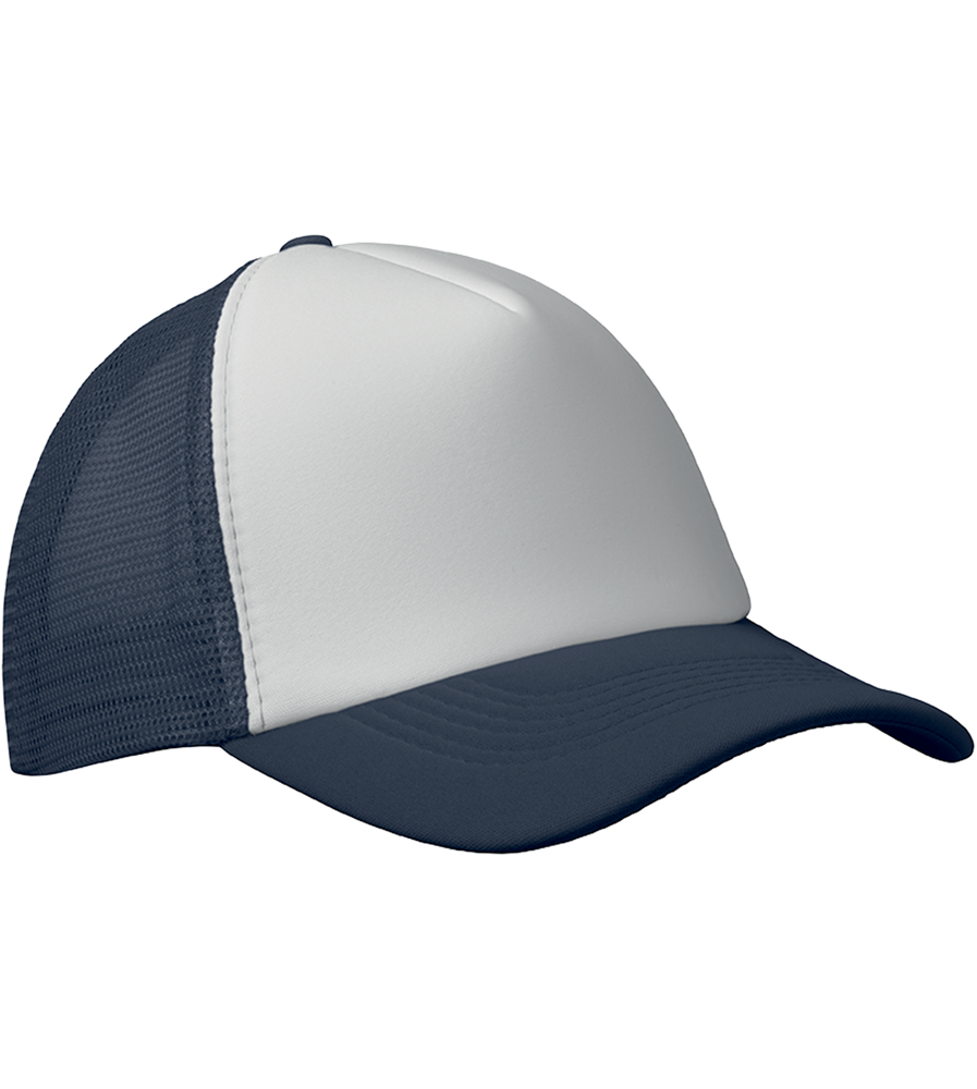 5-Panel Mesh Cap_WHITE/DARK BLUE_VARIANTFEATUREDIMAGE_front_2