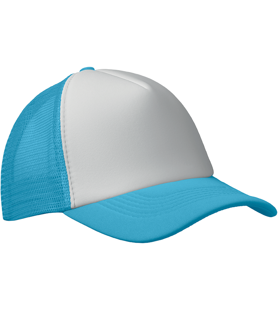 5-Panel Mesh Cap_WHITE/TURQUOISE_VARIANTFEATUREDIMAGE_front_2