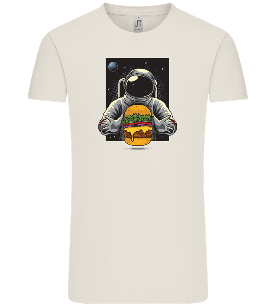 Spaceman Burger Design - Comfort Unisex T-Shirt_ECRU_front