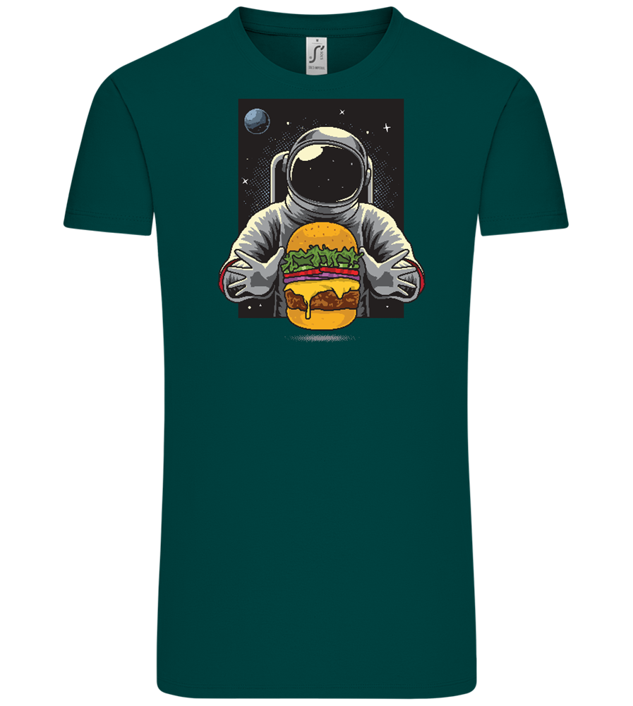 Spaceman Burger Design - Comfort Unisex T-Shirt_GREEN EMPIRE_front