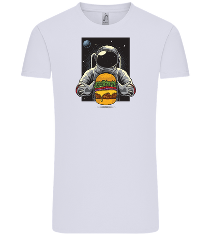 Spaceman Burger Design - Comfort Unisex T-Shirt_LILAK_front